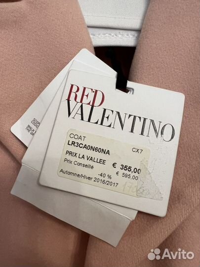 Red valentino пальто Новое шерсть 46ит