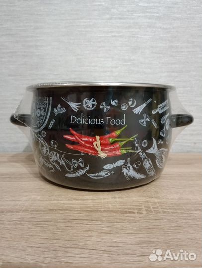 Кастрюля эмалированная 4 л