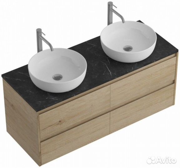 Мебель для ванной BelBagno Kraft-1200-4C-KEP-120-2-MNO Rovere Nebrasca Nature