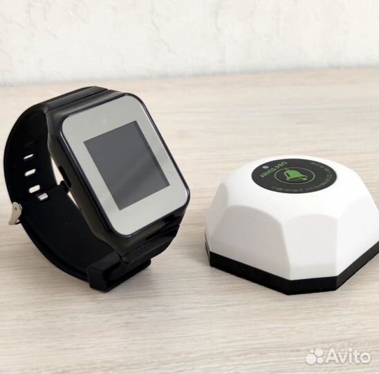 Беспроводная система/кнопка вызова официанта часы