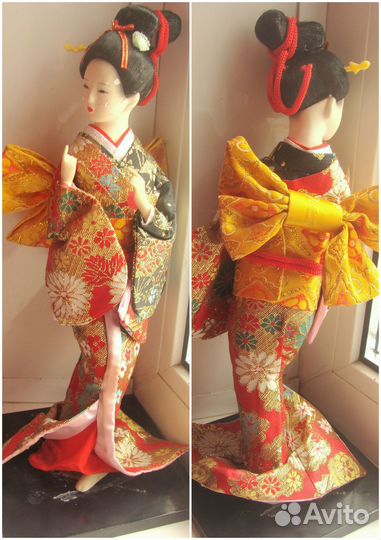 Фигурка Гейши и Фигурка из кости