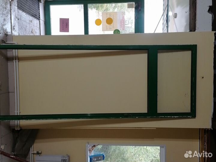 Дверь входная алюминиевая бу