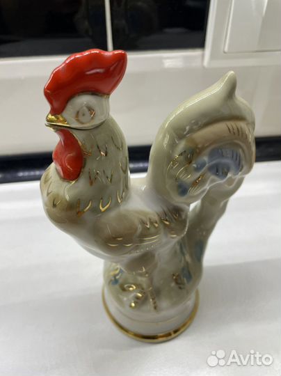 Штоф графин Петух статуэтка фарфор