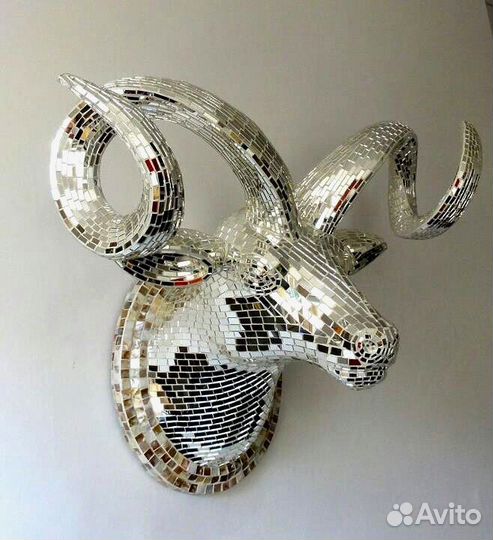 Изделия под заказ из зеркальной мозаики