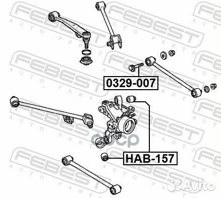 Болт с эксцентриком honda accord CL# 2002-2008