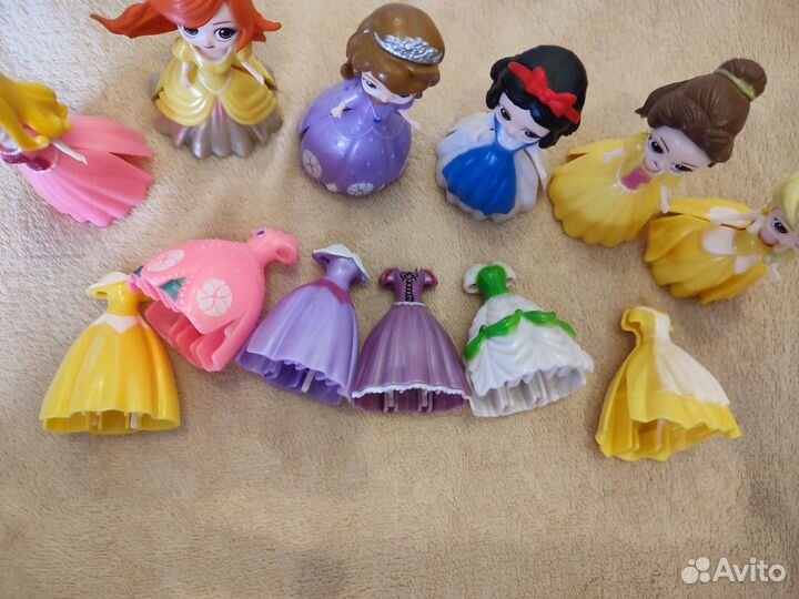 Куклы принцессы дисней мини