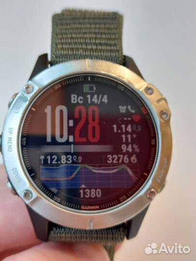 Часы Garmin Fenix 6 silver