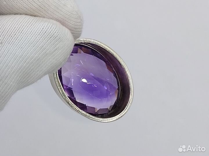 Кулон с аметистом