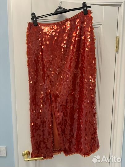 Юбка с пайетками Zara
