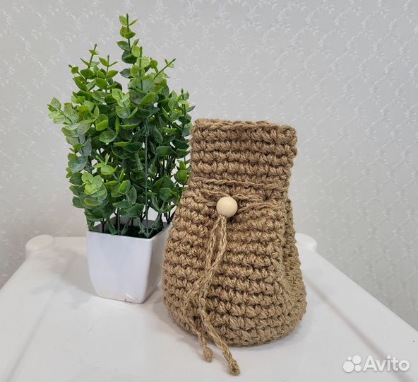 Мешочек для хранения из джута