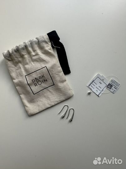 Серебрянные серьги Darkrain