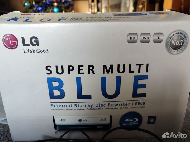 Оптический привод DVD-RW LG BE08LU20