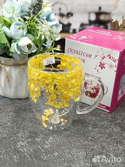 Кружка с двойными стенками