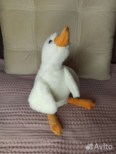 Мягкая игрушка гусь обнимусь новая