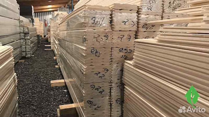 Вагонка профиль STS Из осины Цельная