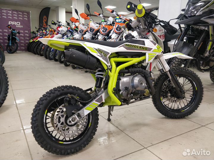 Детский питбайк Motoland CRF10 12/10 АКПП NEW