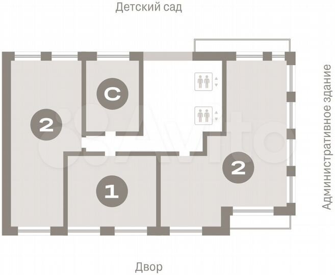 2-к. квартира, 125,5 м², 13/17 эт.