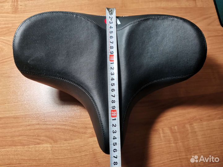 Седло для велосипеда широкое 33см