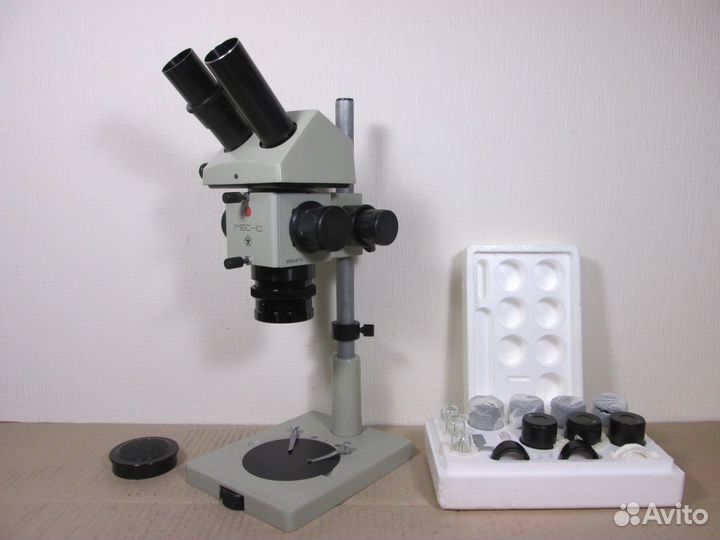 Микроскоп Мбс-10. Рабочее расстояние 210мм