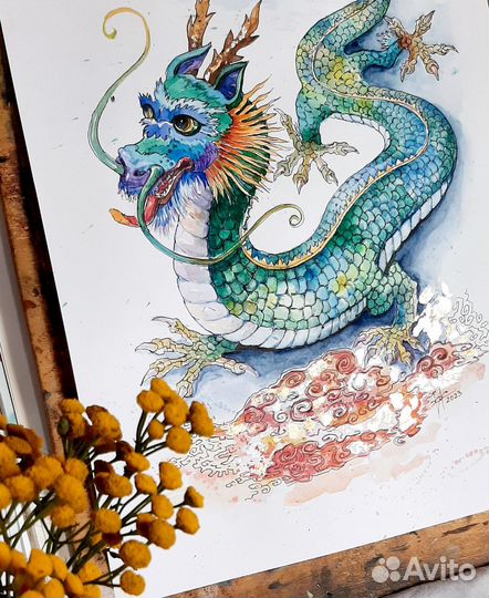 Картина акварелью 