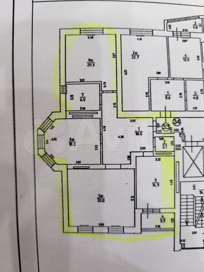 3-к. квартира, 110 м², 10/14 эт.
