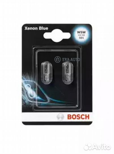 Bosch 1987301033 Лампа W5W 12V 5W Xenon Blue (упак