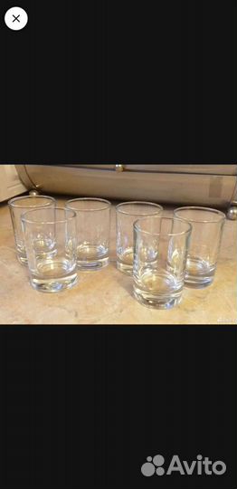 Стопочки высота 6см., диам.3,5 см