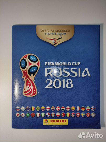 Полный альбом panini Чемпионат Мира 2018 в России