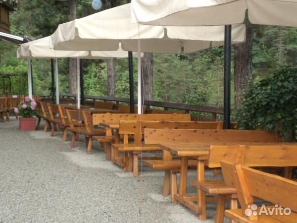 Уличный зонт для кафе