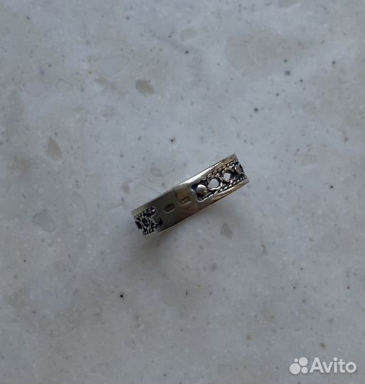 Кольцо серебро