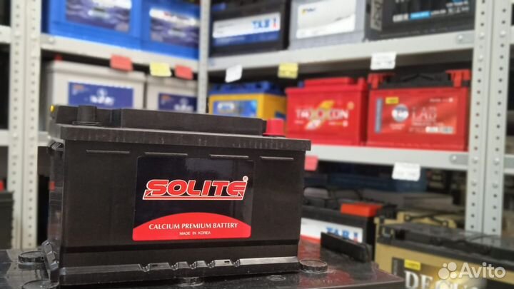 Авто аккумуляторы solite
