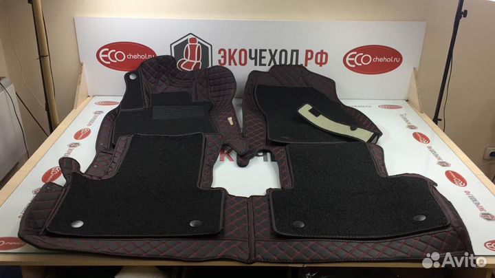 3D Коврики Audi Салон Багажник из Экокожи