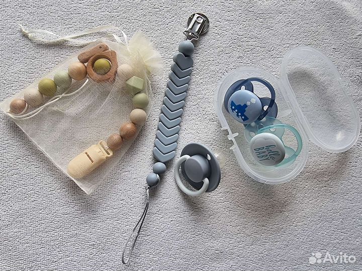 Соска пустышка bibs и avent и держатели для соски