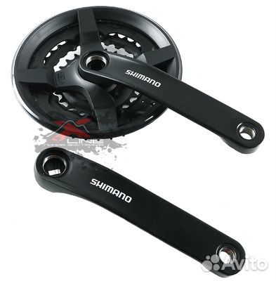 Система шатунов Shimano FC-TY301, 3х6/7/8 ск