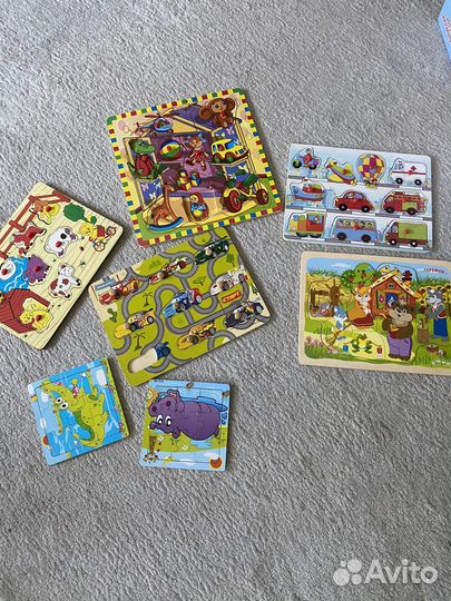 Деревянные пазлы