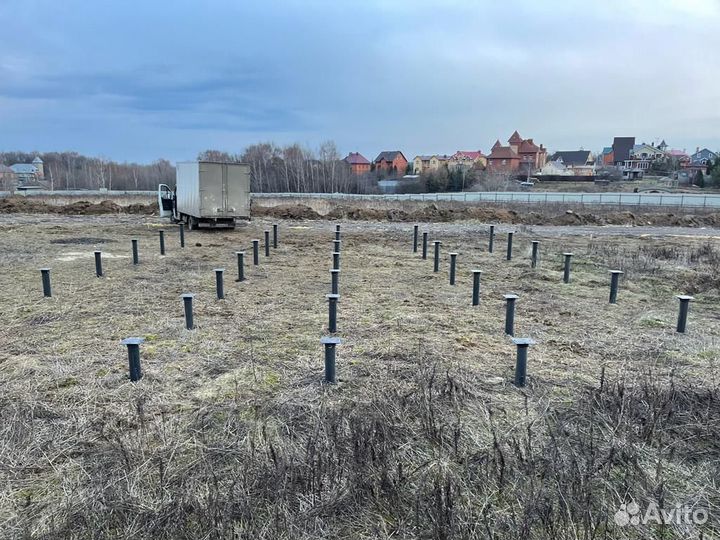 Винтовые сваи под ключ от производителя