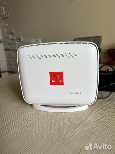 Wi-Fi роутер ZTE zxhn H218N