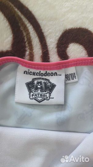 Купальник слитный для девочки р.98-104