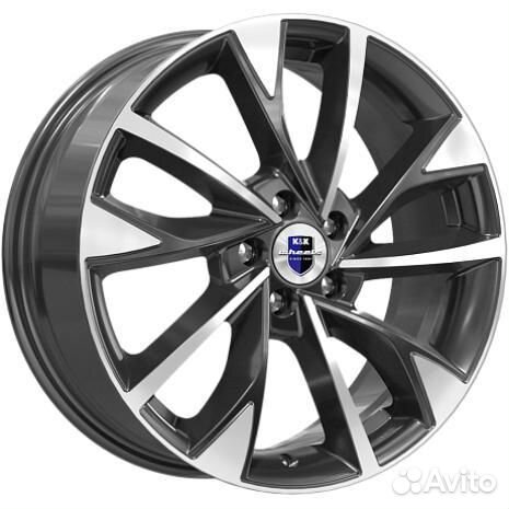 Диски K&K Роквуд 7x17 5*105 ET38 DIA56.6 Алмаз черный Литой