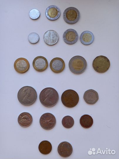 Монеты Доминикана,Мексика,Куба,Гаити