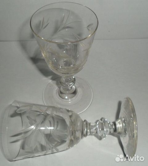 Лафитники СССР,тонкое стекло, редкость