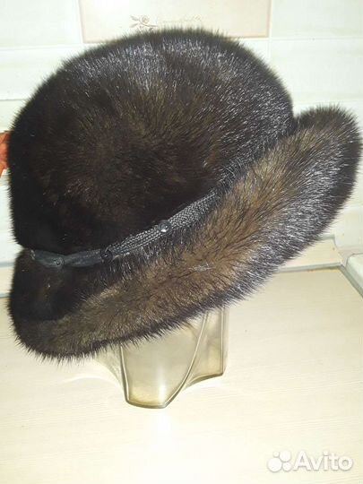 Шляпка норковая, 55-56р