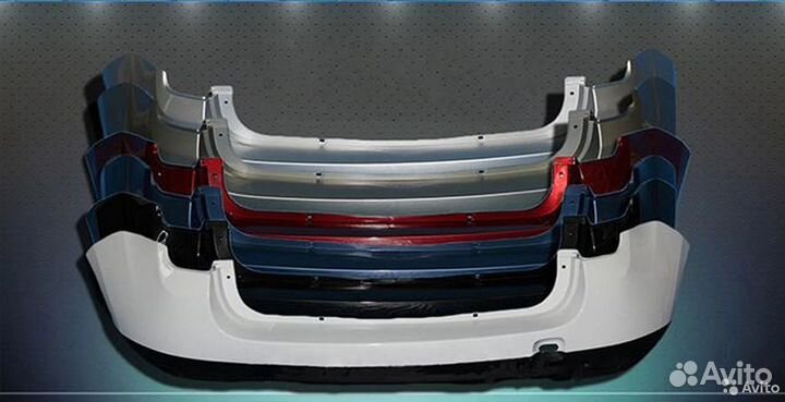 Бампер задний Duster в цвет (Все цвета)