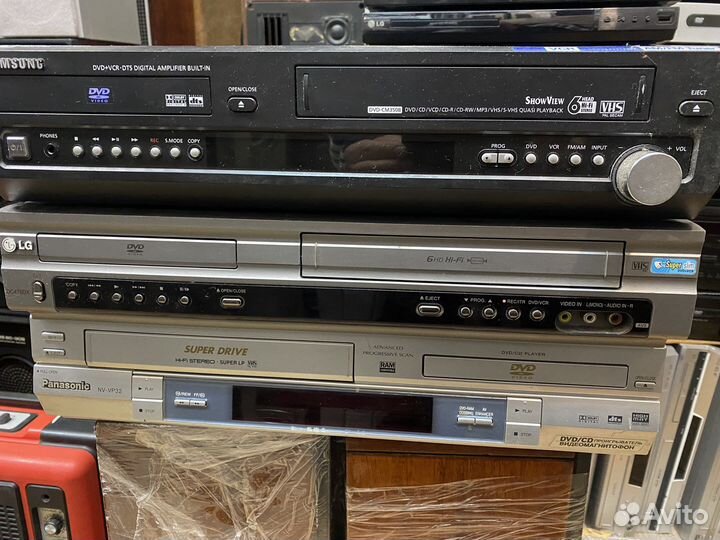 Комбо DVD/VHS LG JVC panas