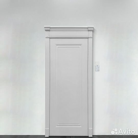 Двери межкомнатные белые r-2643