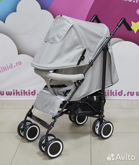 Коляска трость Luxmom, цвет серый