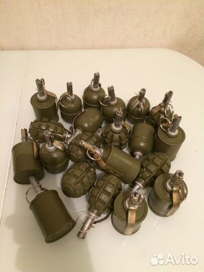 Граната деревянная. Сувенир Ф1. ргд