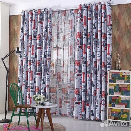 Новый комплект штор блек аут