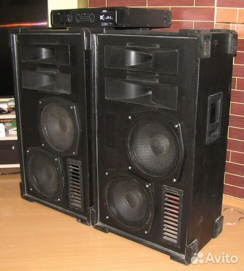 Колонки VA-Pro 4160W 2шт Усилитель звука Quest