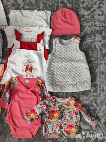 Огромный мешок вещей на девочку 0-2 года